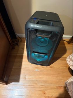 Sony huge party speaker with lights! Remote!
