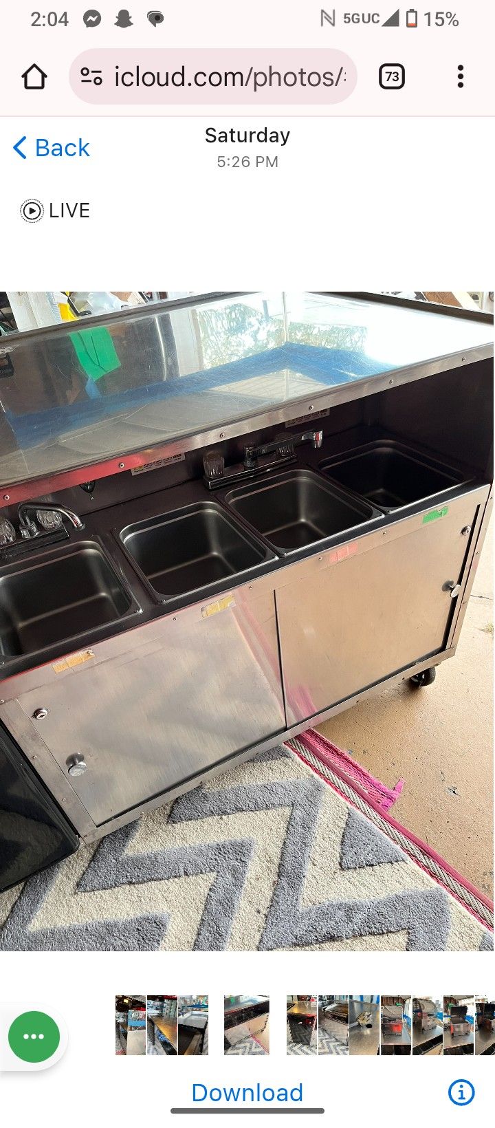 Stationary Food Unit