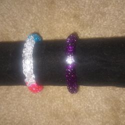 Icee, and  TCU bracelets 