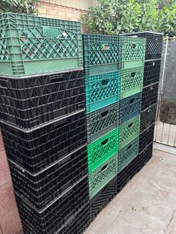 Endless Supply Of Vintage Milk Crates Available for sale vinyl record Lp music