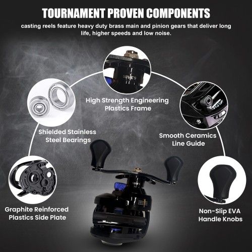 Balling 200 AS Baitcasting Fishing Reel ( Left-Hand)