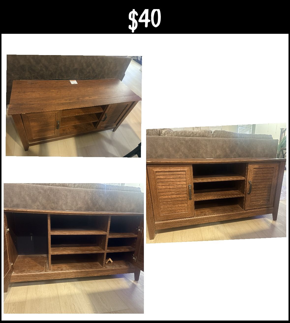 2 Bar Stool Chairs, And Tv Stand