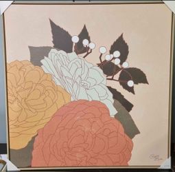 ⏰🔥 Hurry! Limited Time Deal! 🔥⏰
🌸✨ Chantell Marlow Bouquet Framed Canvas Wall Art 36" X 36" ✨🌸