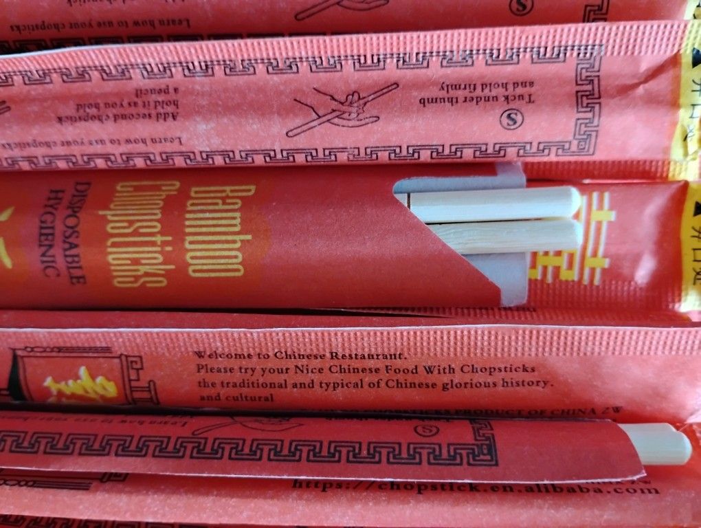 Bamboo Chopsticks lot of 200+ New 