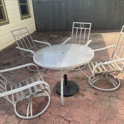 Patio Table And Chair Set