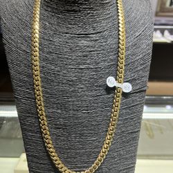 10k Gold SOLID Miami Cuban Chain 26inch, 9MM For A Good Price!!