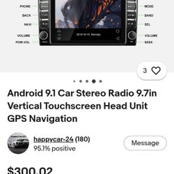 9.7 In Android Car Stereo 
