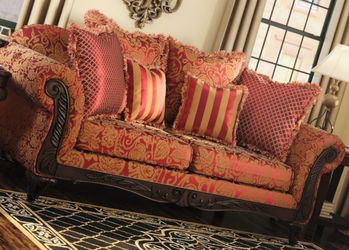 Premium new red sofa!