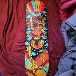 Original Painted Skate Board PSYCHEDELIC 