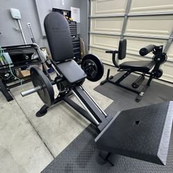 Leg Machine Powertec Leg Sled