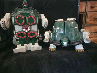 2x 1994 Power Rangers Tor The Shuttle Zord w/box and packaging