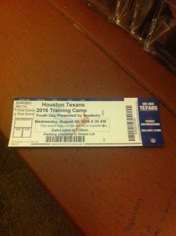 Texans 2016 Training Camp