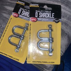 Quality Tools D shackle 2Pc Size :1.48”x1.4”(3.7cmX3.5