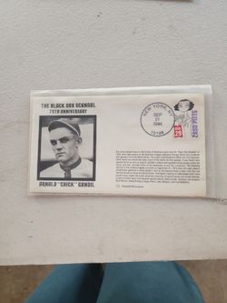 Black Sox Scandal 75th Anniversary First Day Cover