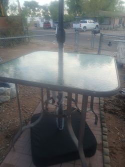 PATIO TABLE $100