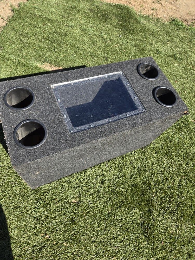 Speaker box 12 plexiglass