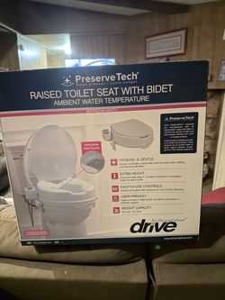 Drive PreserveTech Raised Toilet Seat with Bidet