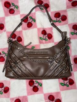 True Religion Brown Chain Shoulder Bag
