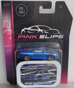 Jada Pink Slips Nissan Skyline GT-R (R34) Die-Cast Car
