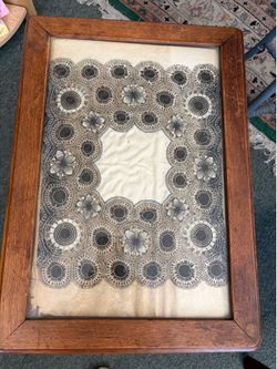 Small wood vintage table