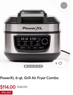 PowerXL 6-qt. Grill Air Fryer Combo
