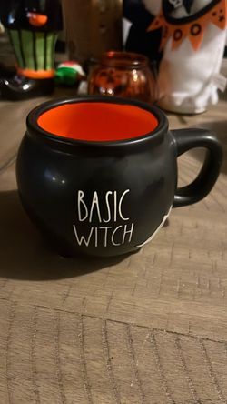 Rae Dunn Halloween mug basic witch