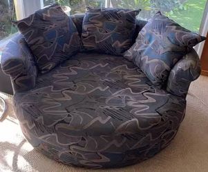 Oversized Barrel Chair