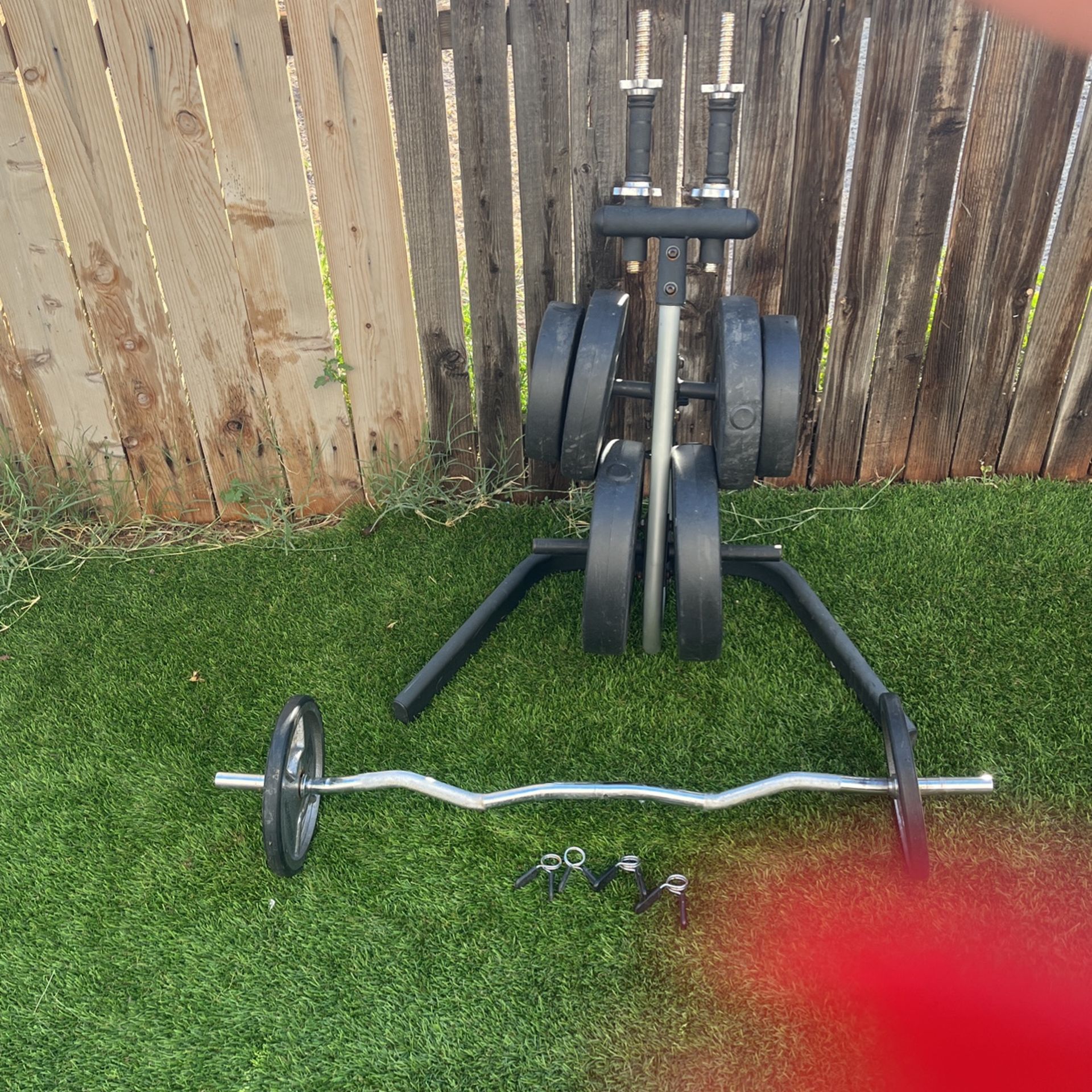 Used Weight Setup (includes Weights) for Sale in Phoenix, AZ OfferUp
