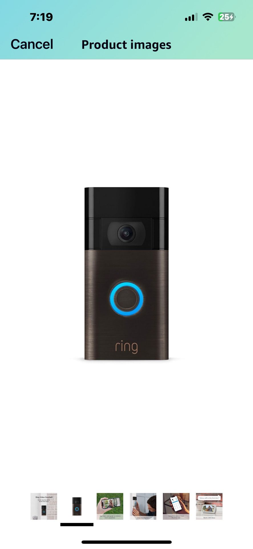 Ring Doorbell And Case Cover