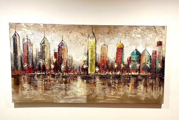 Nashville skyline Custom Painting