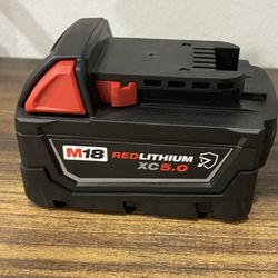 Milwaukee M18 REDLITHIUM XC 5.0 Resistant Battery