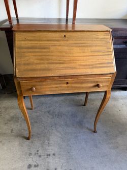 Antique Secretary Desk Ladies Writing Desk