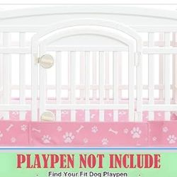 Dog Playpen Bottom Pad Mat for 36" 4-Panel Playpens (Playpen Not Included)