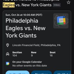 Eagles Vs Giants 