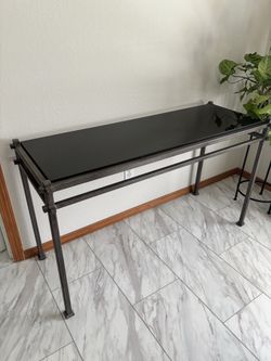 Granite and Metal Sofa/Console Table