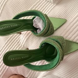 Green Fashion Heels 
