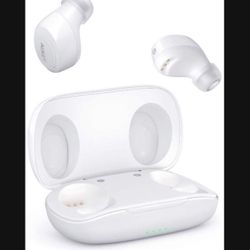 True Wireless Earbuds, Bluetooth 5.0 Headphones with IPX5 Water-Resistant, Built-in Mic & Sport Headphones, Portable HiFi Stereo with Charging case