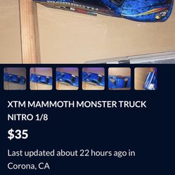 XTM MAMMOTH MONSTER TRUCK NITRO 1/8