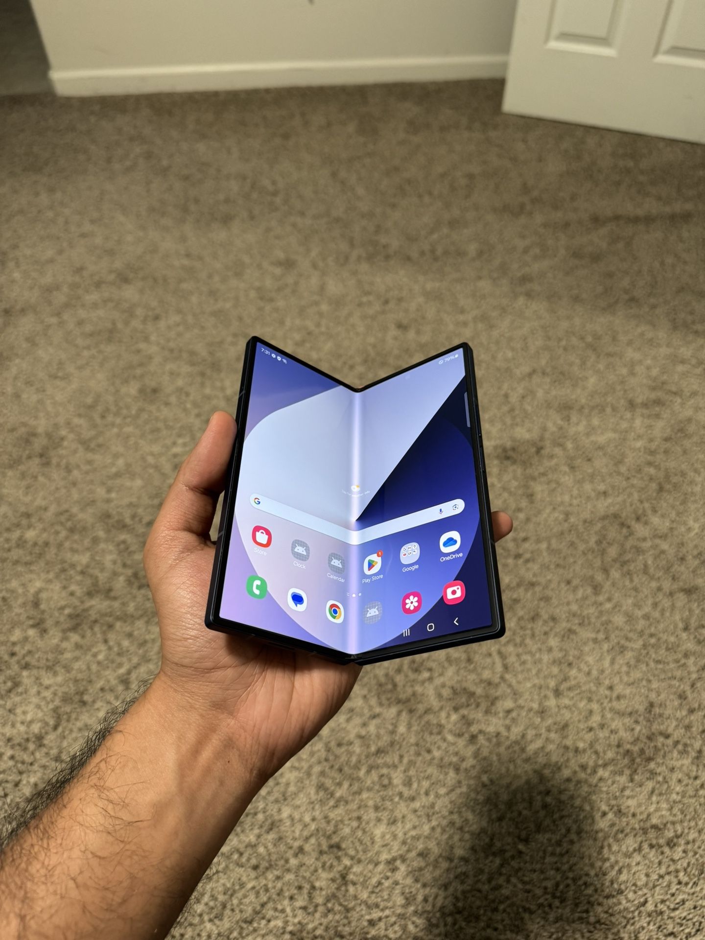 Samsung Galaxy Fold 6, Blue, Unlocked, Excellent Condition, Clean IMEI, Fully Functional