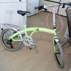 Lime Green CITIZEN Folding Bike 🚲 To