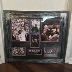 Baltimore Ravens Two Times Super Bowl Champions Double Matted 20“X 24” Frame  Football. $ 60.00