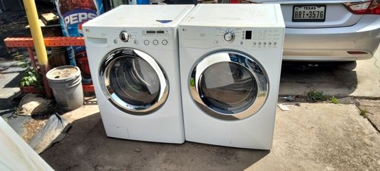LG washer and dryer set you get both one price