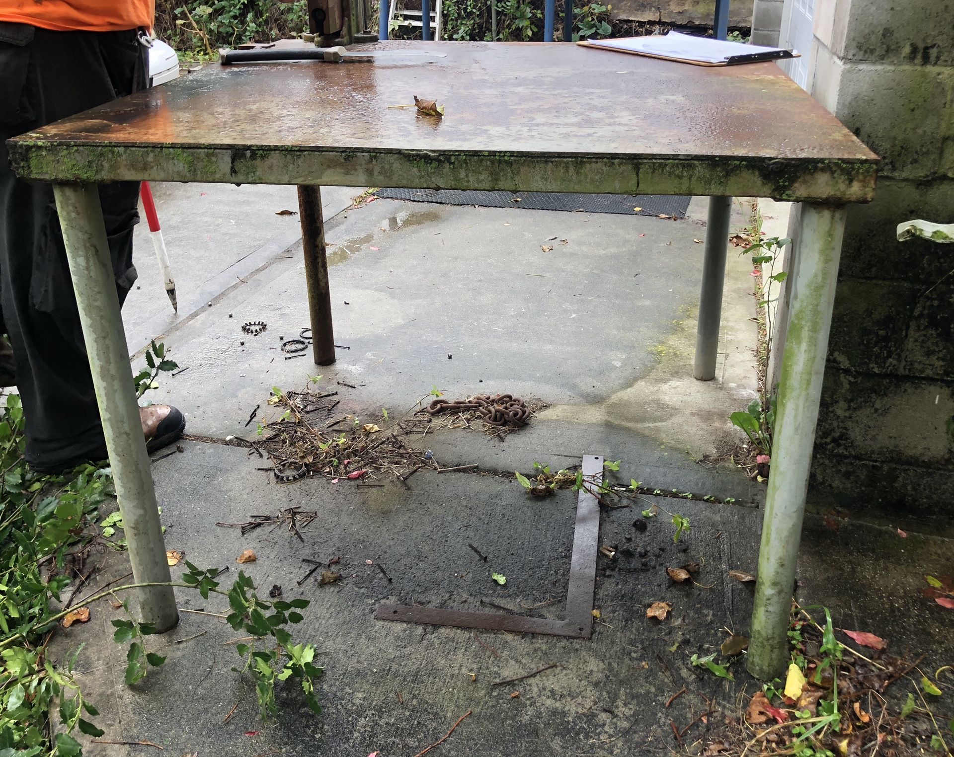 Metal Shop Table Work Bench