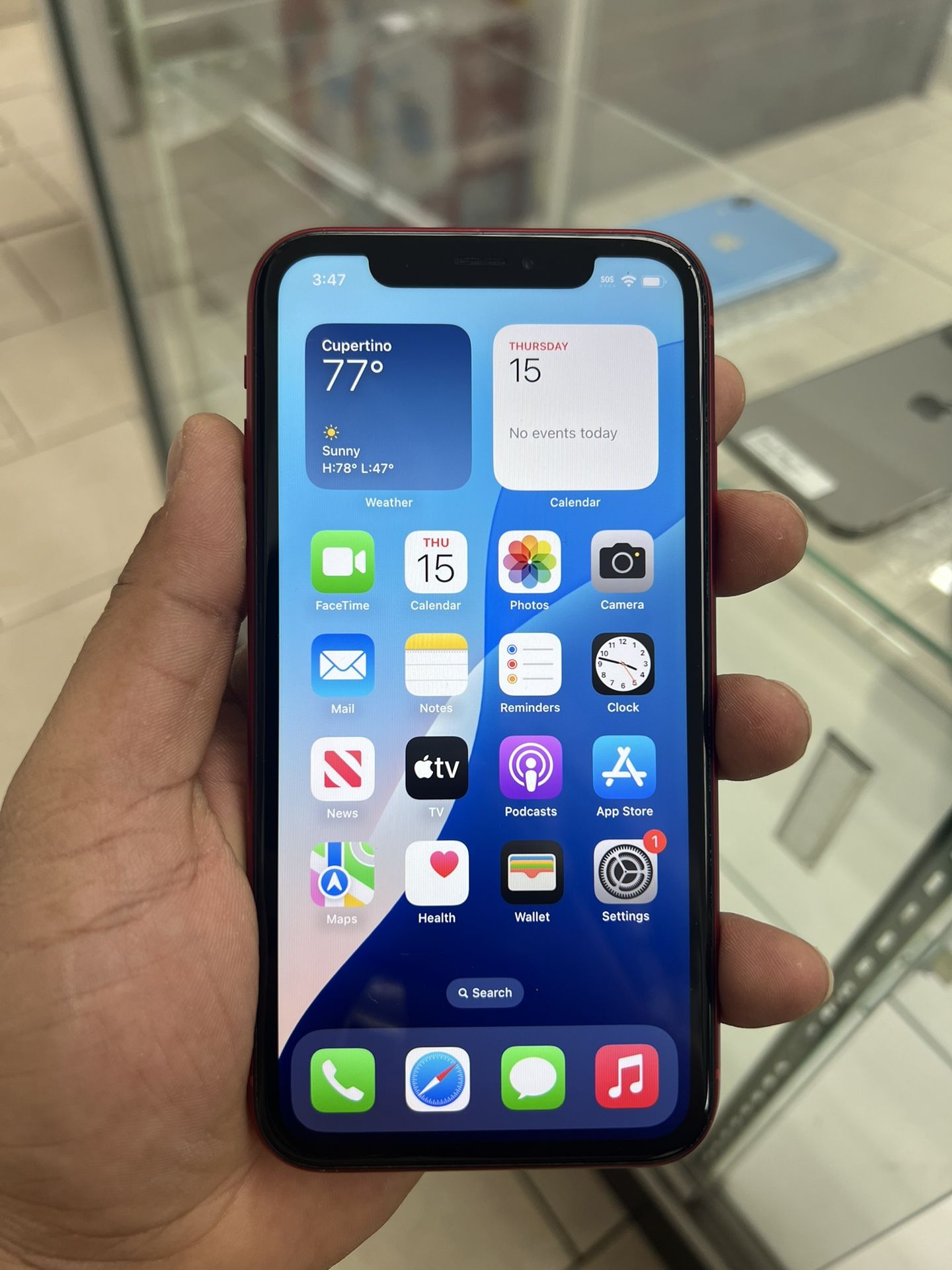 Iphone Xr 64gb Unlocked With Charger red 