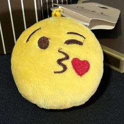 Kissing Emoji Purse Charm/Keyholder