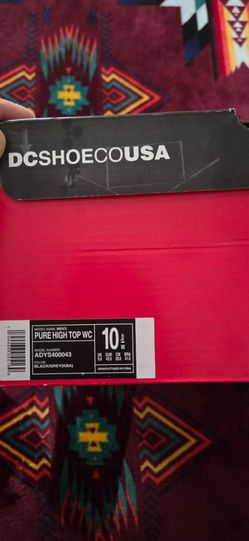 DC Pure High Top WC Men sizes 10