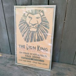 Lion King .theatre poster