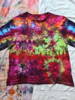 Handmade Ice dyed tie dye 2xl long sleeve