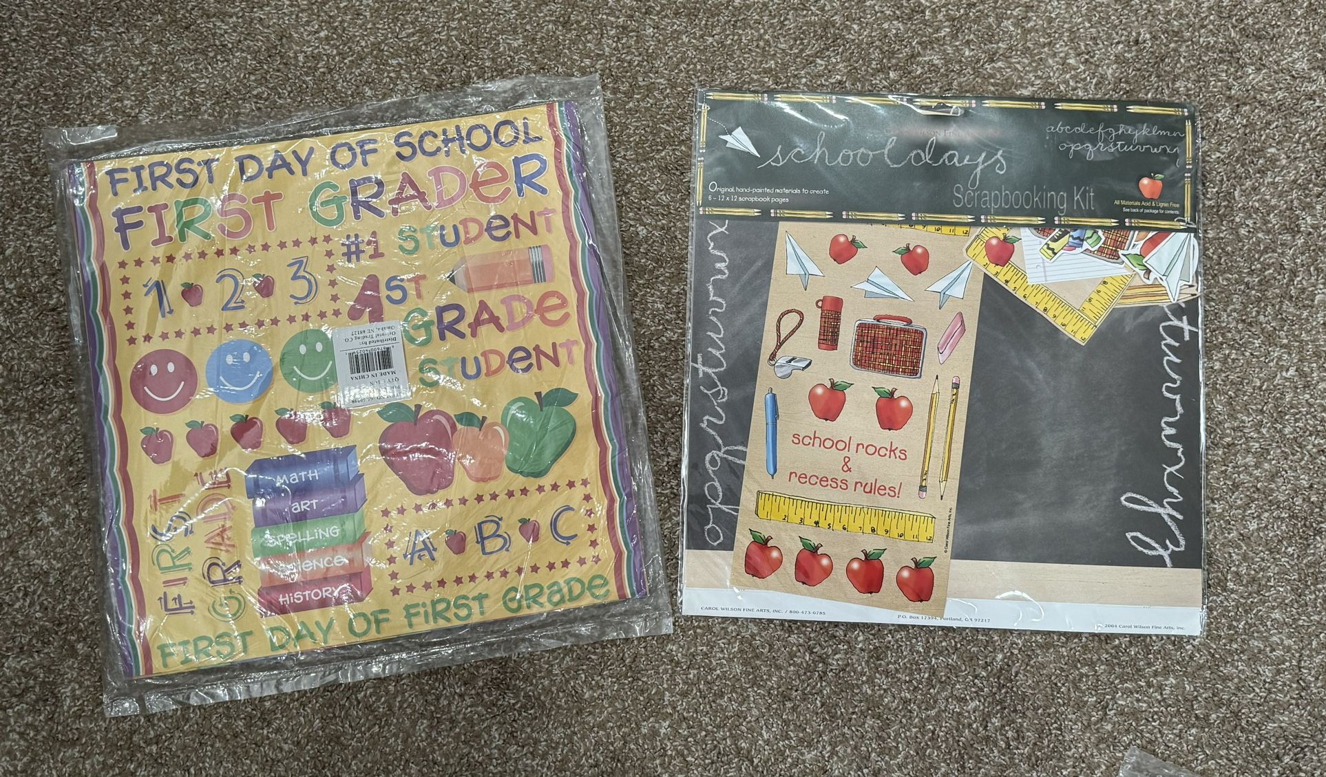 School Days Scrapbook Kits (12 x 12)