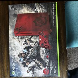 Microsoft Xbox One S Gears of War 4 Limited Edition 2 TB Crimson Red  Console for sale online